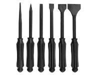 6PCS EXTRA HEAVY DUTY LONG PUNCH & CHISEL SET