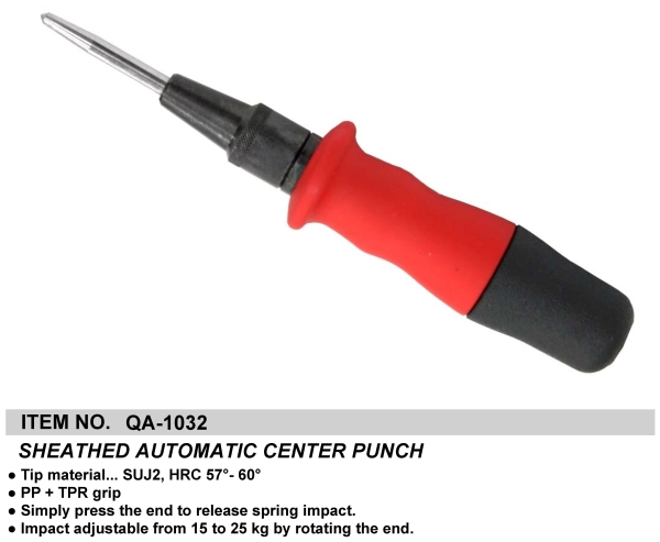 SHEATHED AUTOMATIC CENTER PUNCH