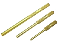 3PC SOLID BRASS PIN & DRIFT PUNCH SET