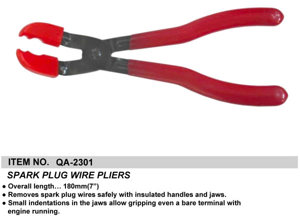 SPARK PLUG WIRE PLIERS