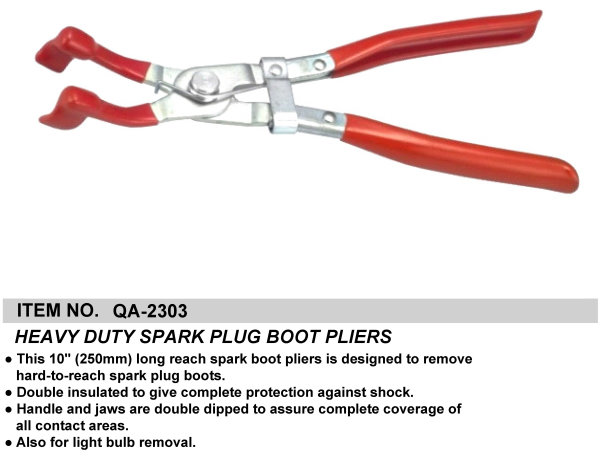 HEAVY DUTY SPARK PLUG BOOT PLIERS