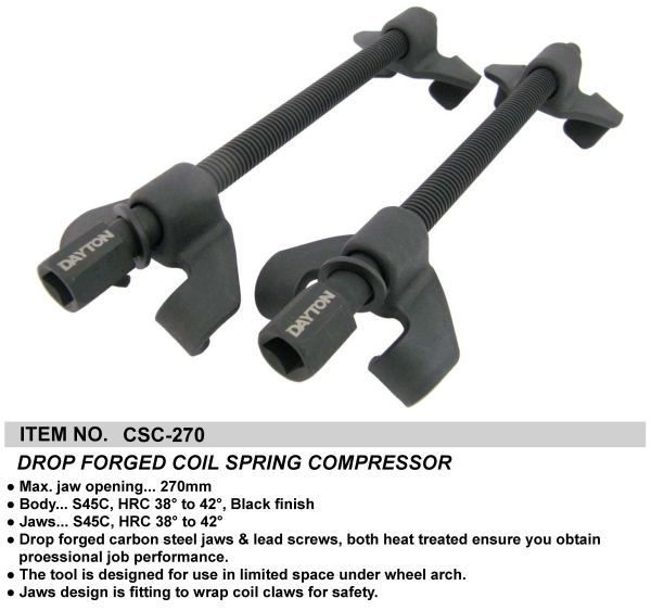 DROP FORGED COIL SPRING COMPRESSOR