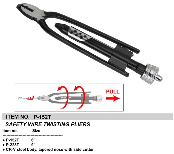 SAFETY WIRE TWISTING PLIERS