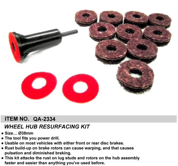 WHEEL HUB RESURFACING KIT