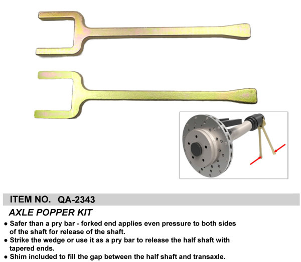 AXLE POPPER KIT