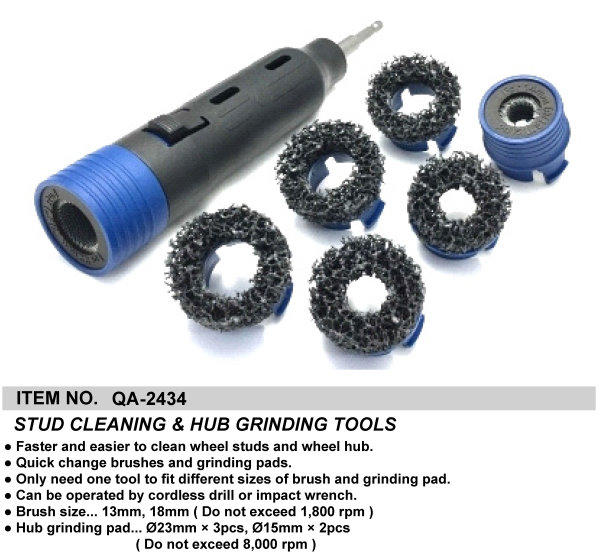 STUD CLEANING & HUB GRINDING TOOLS