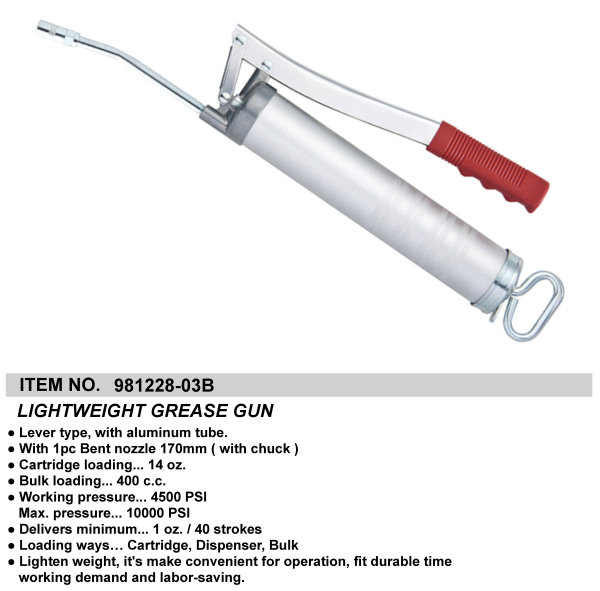 LIGHTWEIGHT GREASE GUN