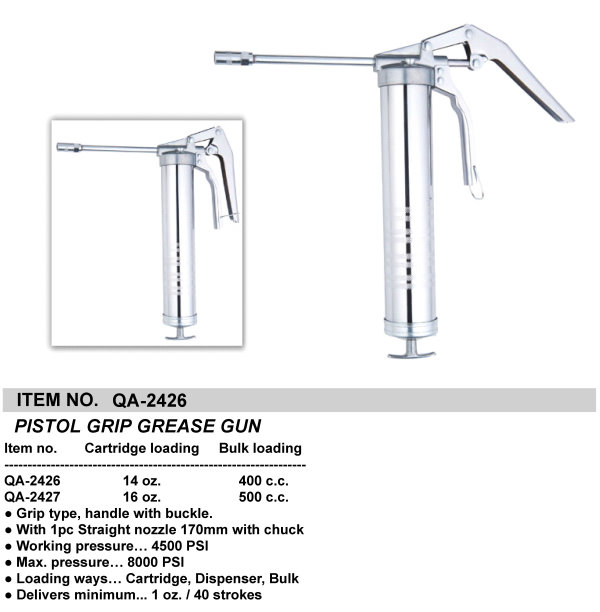 PISTOL GRIP GREASE GUN