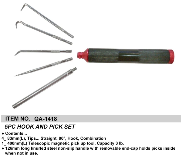 5PC HOOK AND PICK SET