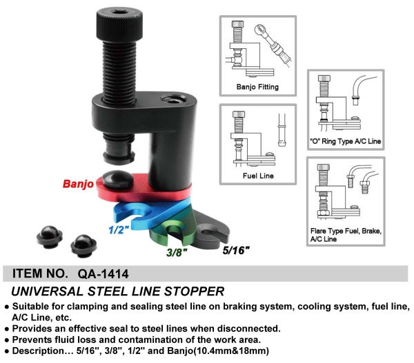 UNIVERSAL STEEL LINE STOPPER