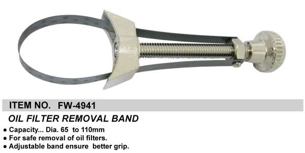 OIL FILTER REMOVAL BAND