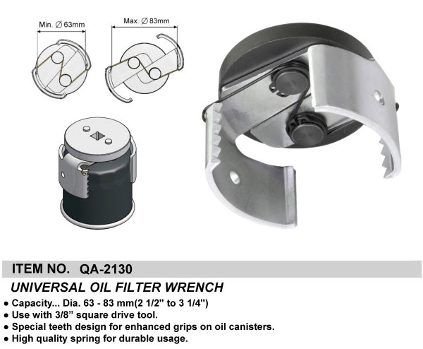 UNIVERSAL OIL FILTER WRENCH