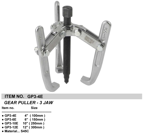 GEAR PULLER - 3 JAW