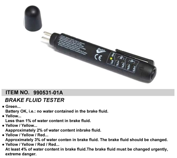 BRAKE FLUID TESTER