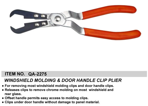 WINDSHIELD MOLDING & DOOR HANDLE CLIP PLIER