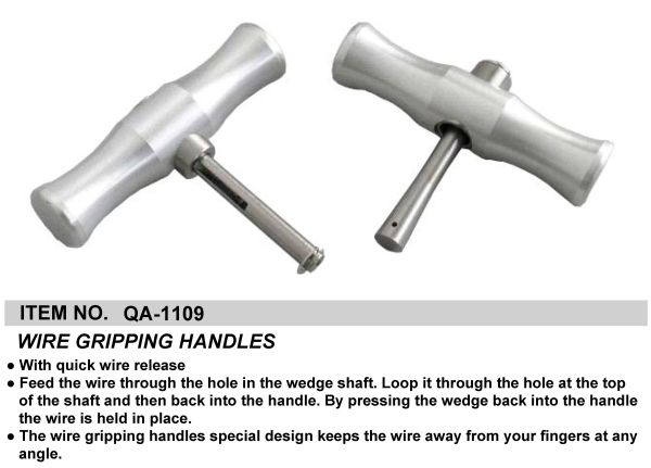 WIRE GRIPPING HANDLES(WITH QUICK WIRE RELEASE)