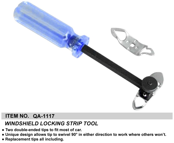 WINDSHIELD LOCKING STRIP TOOL