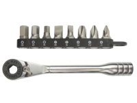 9PCS MINI RATCHET & BIT SET