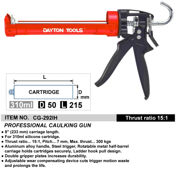 PROFESSIONAL CAULKING GUN