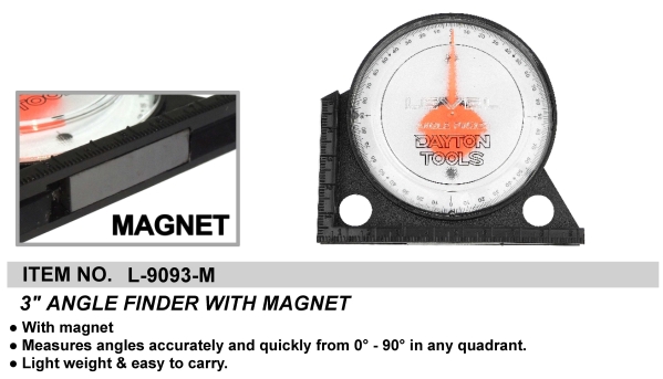 3" ANGLE FINDER WITH MAGNET