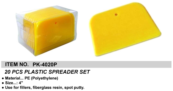 20 PCS PLASTIC SPREADER SET