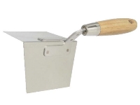 3 1/2 X  4 1/4" OUTSIDE CORNER, WOOD HANDLE