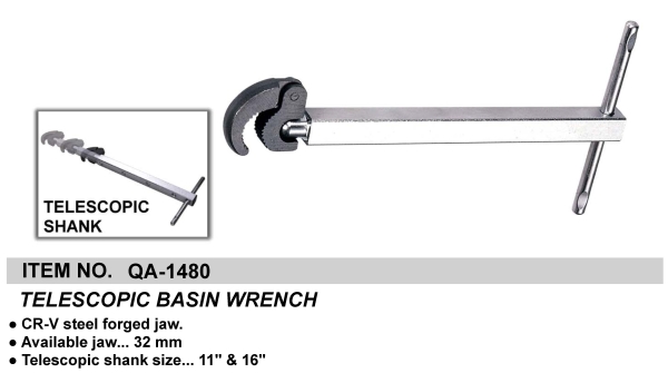 TELESCOPIC BASIN WRENCH