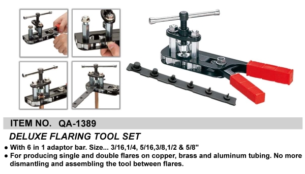 DELUXE FLARING TOOL SET