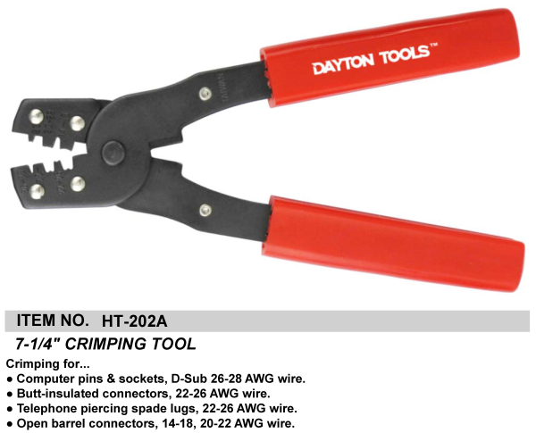 7-1/4" CRIMPING TOOL