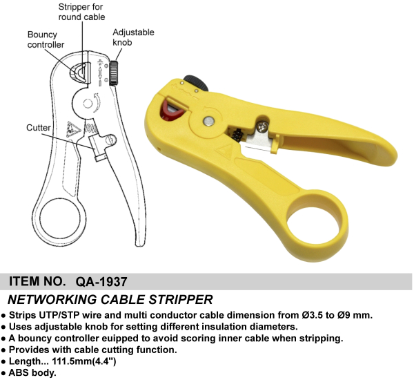 NETWORKING CABLE STRIPPER