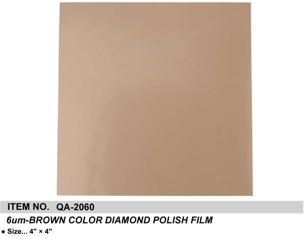 6um-BROWN COLOR DIAMOND POLISH FILM
