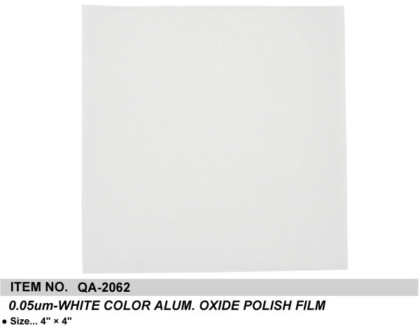 0.05um-WHITE COLOR ALUM. OXIDE POLISH FILM