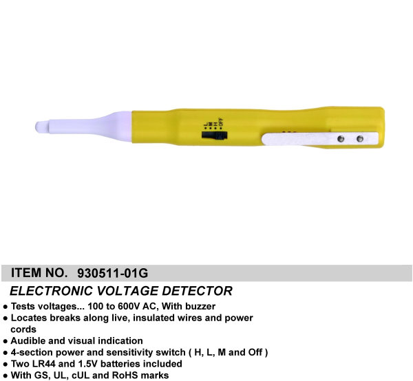 ELECTRONIC VOLTAGE DETECTOR