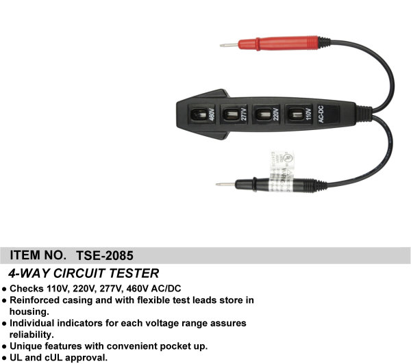 4-WAY CIRCUIT TESTER