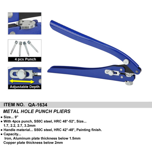 METAL HOLE PUNCH PLIERS