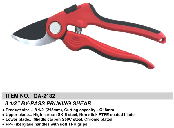 8 1/2” BY-PASS PRUNING SHEAR