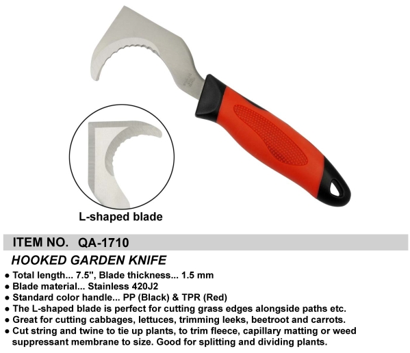 HOOKED GARDEN KNIFE
