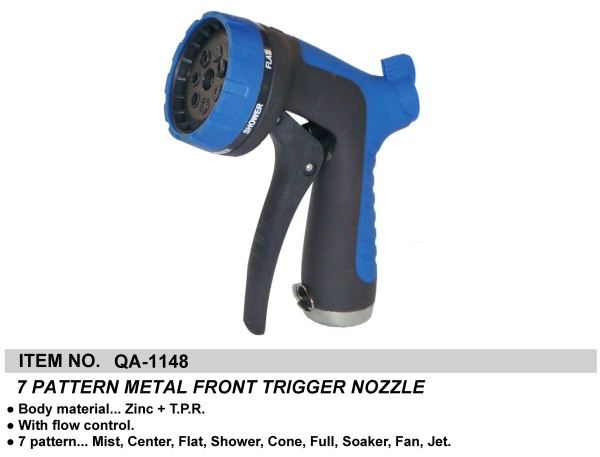 7 PATTERN METAL FRONT TRIGGER NOZZLE