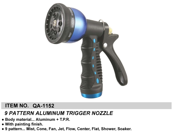 9 PATTERN ALUMINUM TRIGGER NOZZLE