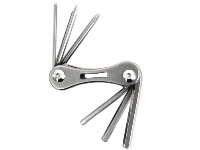 6PCS STAINLESS FOLDING TOOL SET