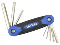8PCS FOLDING HEX KEY WRENCH SET