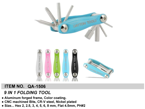 9 IN 1 FOLDING TOOL