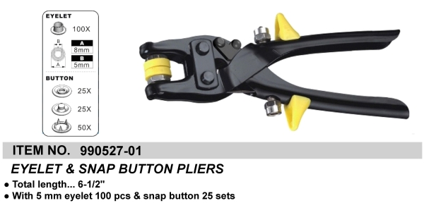 EYELET & SNAP BUTTON PLIERS