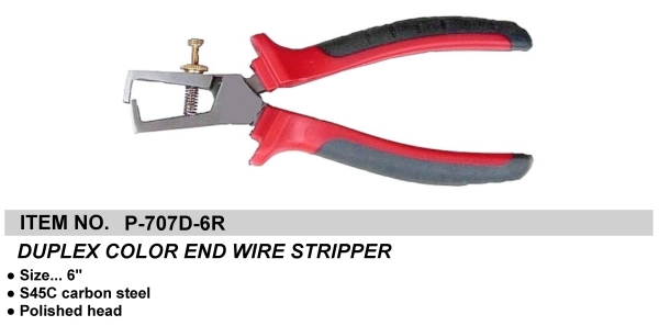 DUPLEX COLOR END WIRE STRIPPER