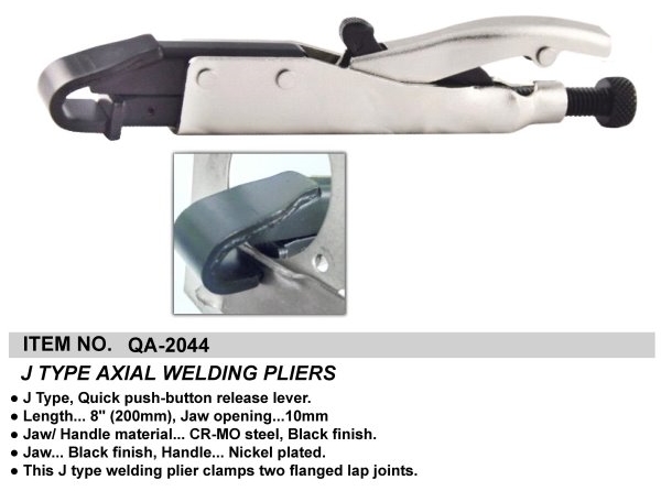 J TYPE AXIAL WELDING PLIERS