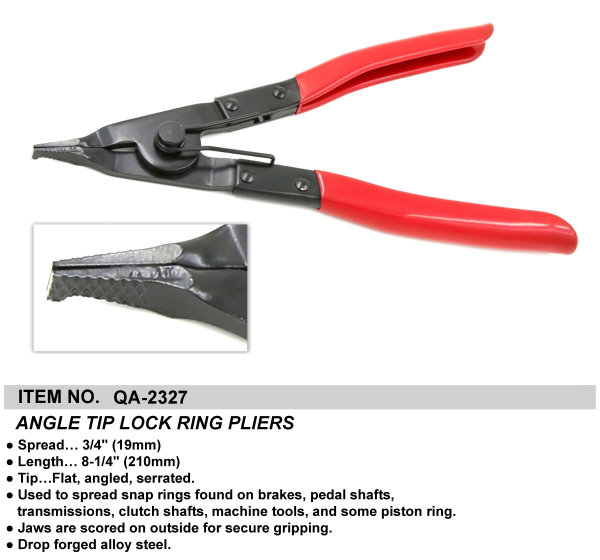 ANGLE TIP LOCK RING PLIERS