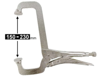 STEPPED C-CLAMP, WITH SWIVEL PAD