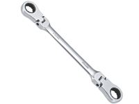 DOUBLE FLEXIBLE RATCHET WRENCH