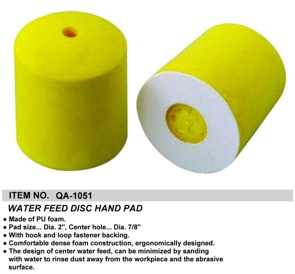 WATER FEED DISC HAND PAD