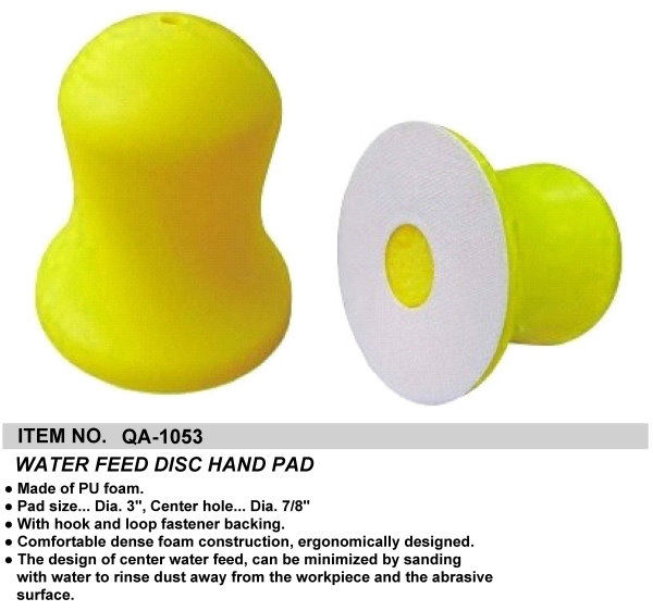WATER FEED DISC HAND PAD